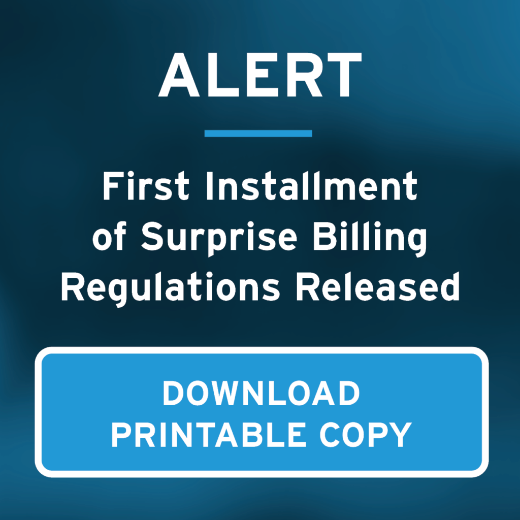 First Installment of Surprise Billing Regulations Released Bass